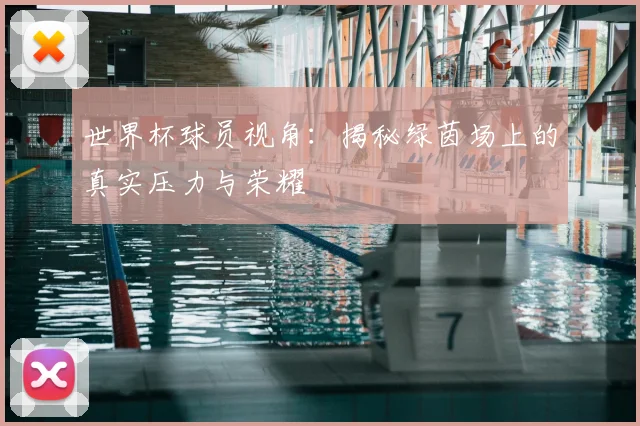 世界杯球员视角：揭秘绿茵场上的真实压力与荣耀