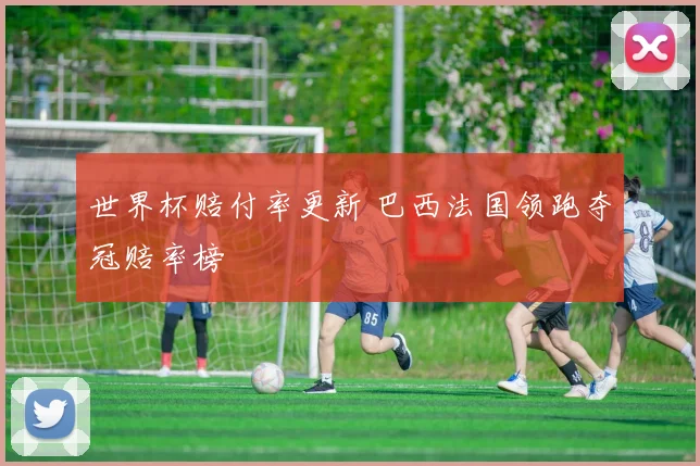 世界杯赔付率更新 巴西法国领跑夺冠赔率榜